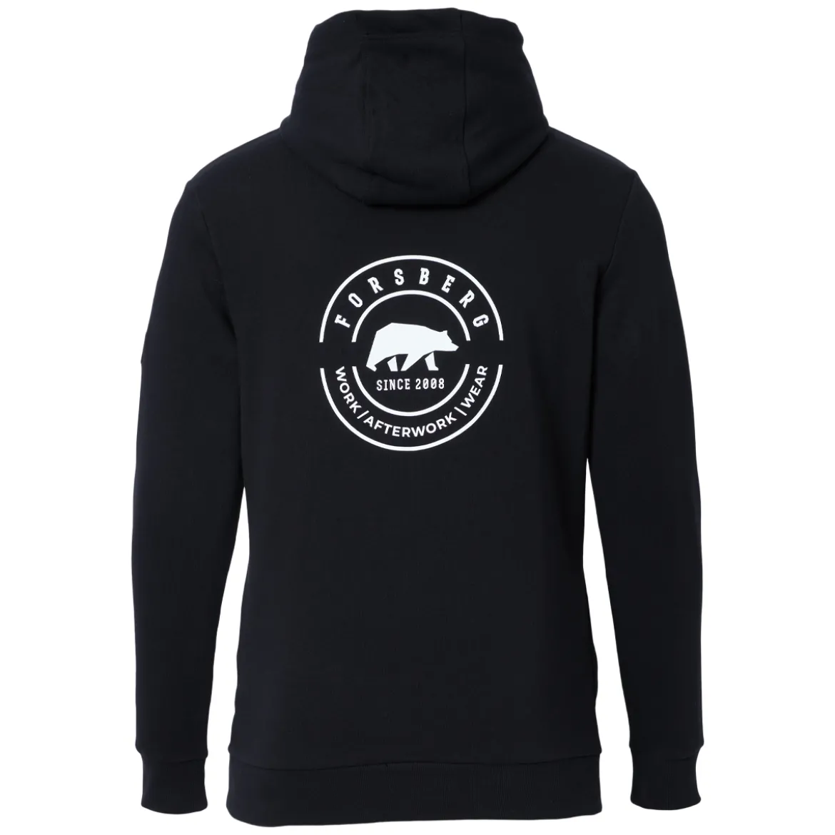 FORSBERG Hoodie mit Logo auf Brust und Rücken