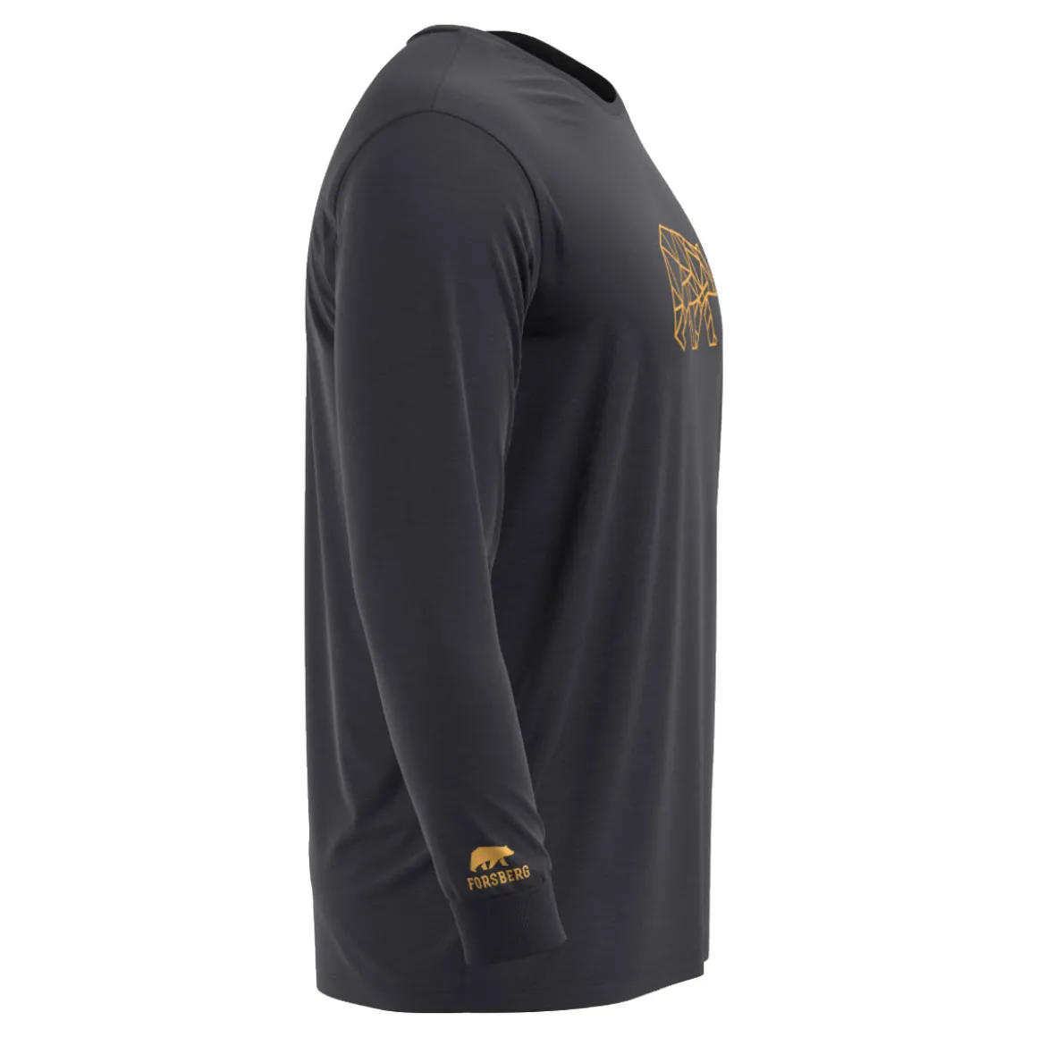 FORSBERG Langar II langarm Shirt mit Logo
