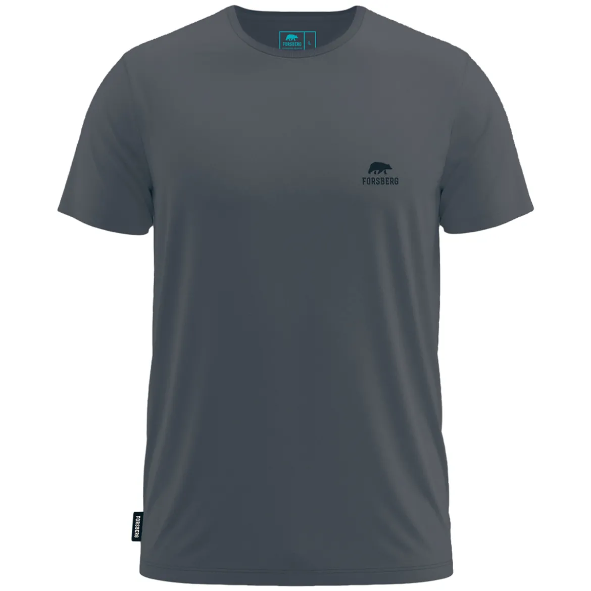FORSBERG Lite T-Shirt mit kleinem Brustlogo