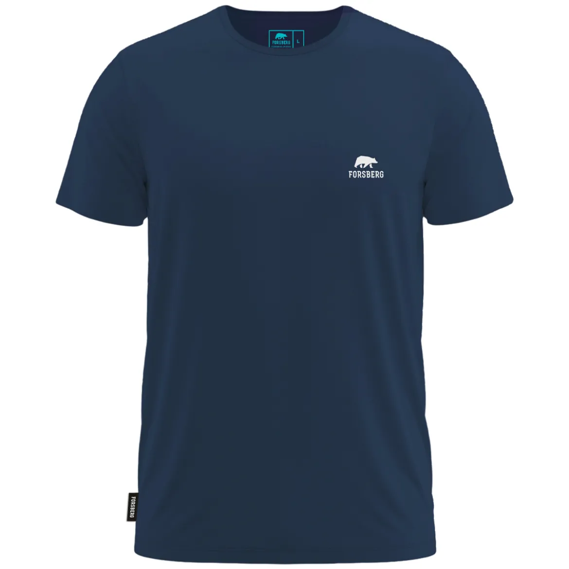 FORSBERG Lite T-Shirt mit kleinem Brustlogo