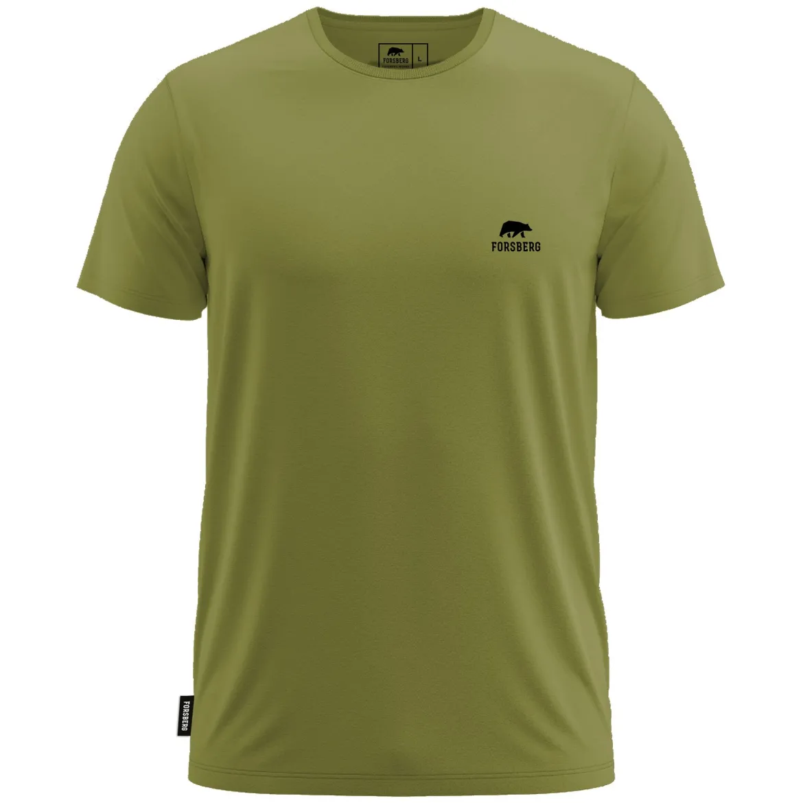 FORSBERG Lite T-Shirt mit kleinem Brustlogo