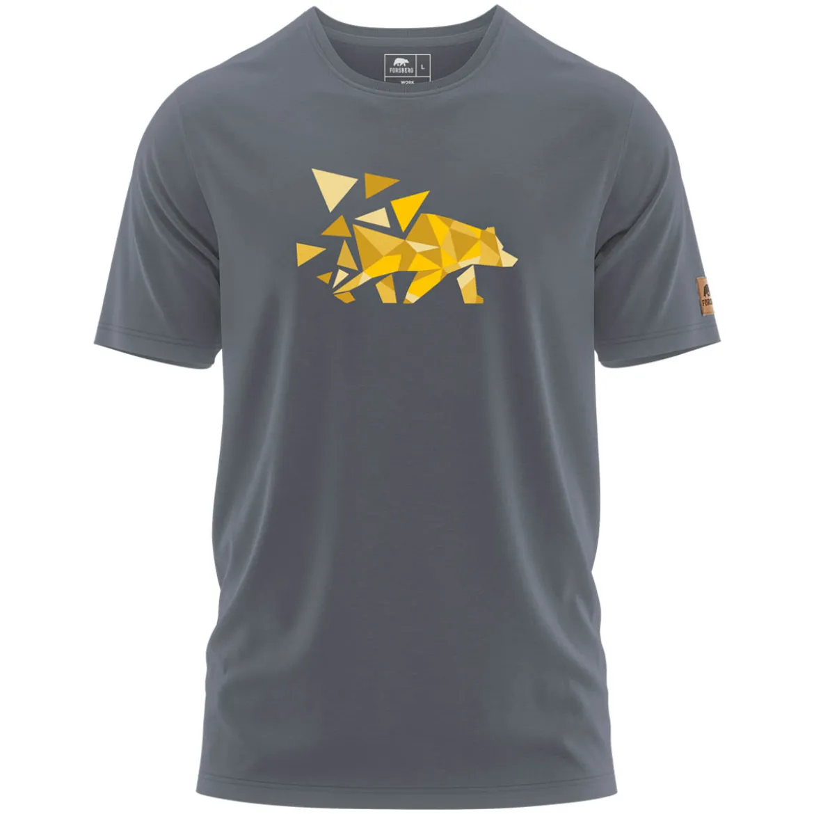 FORSBERG Mikkelson T-Shirt mit Polygonbär
