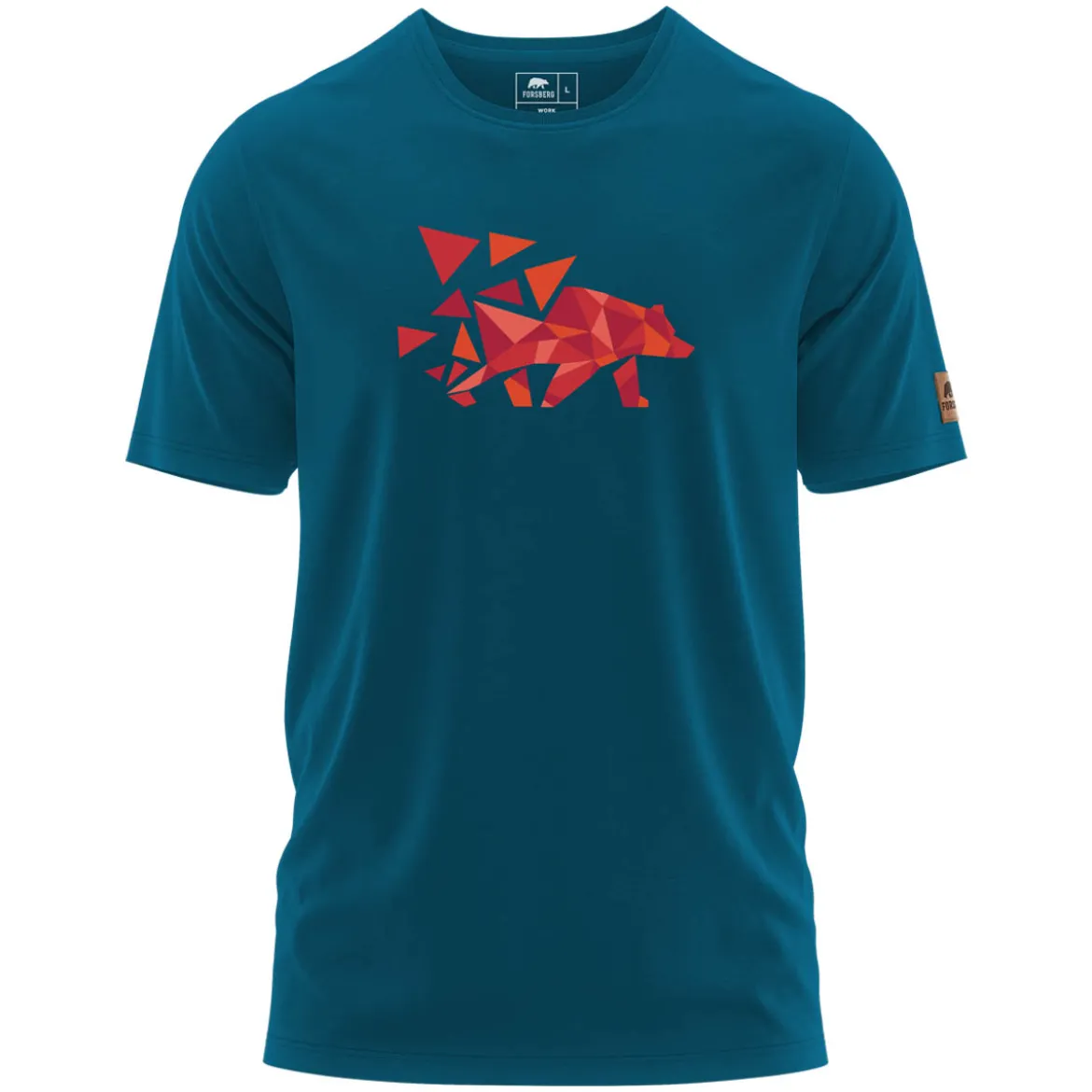 FORSBERG Mikkelson T-Shirt mit Polygonbär