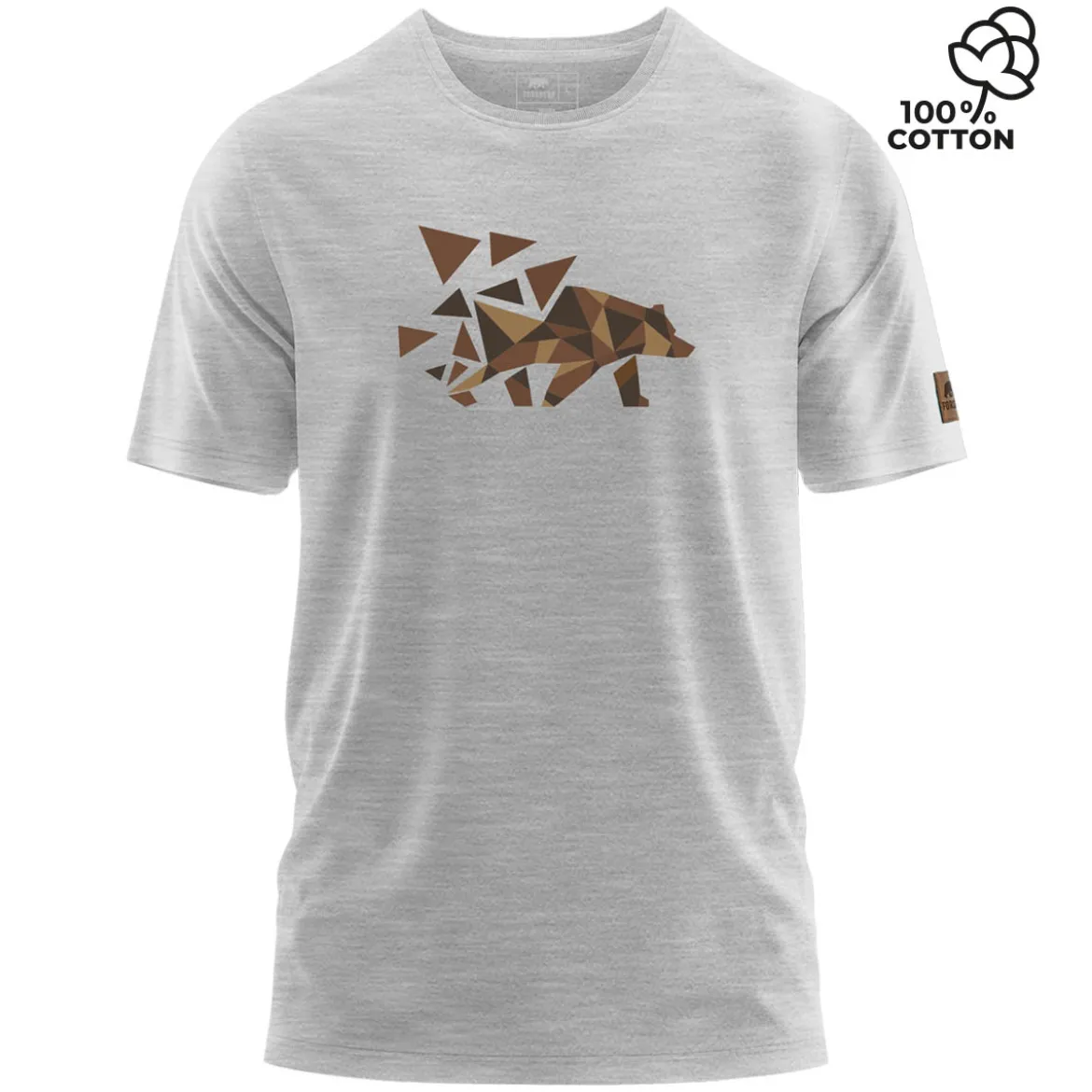 FORSBERG Mikkelson T-Shirt mit Polygonbär