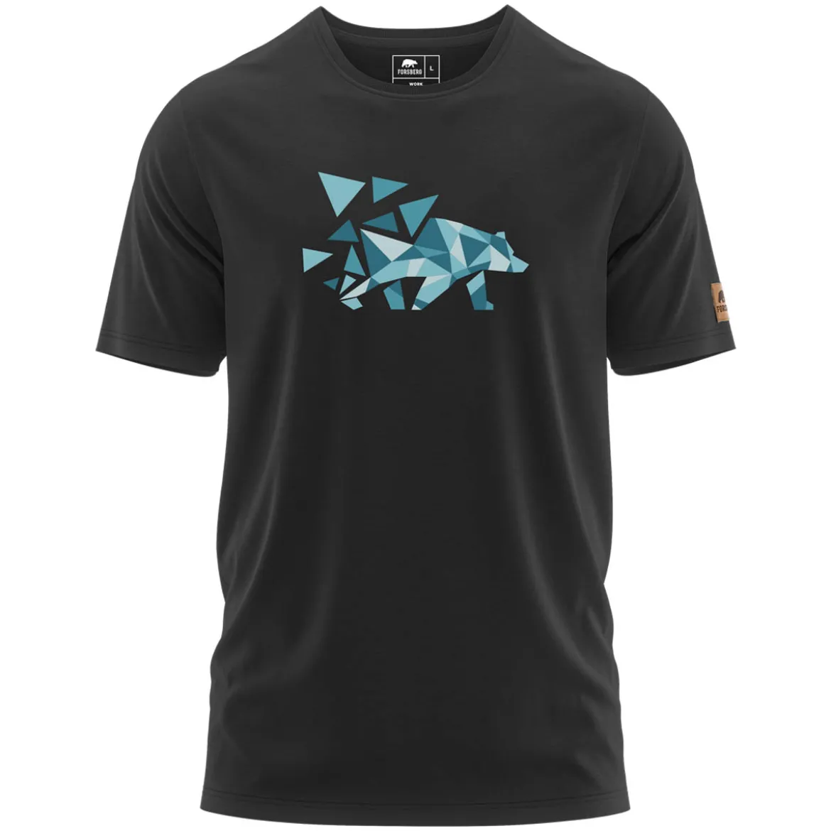 FORSBERG Mikkelson T-Shirt mit Polygonbär
