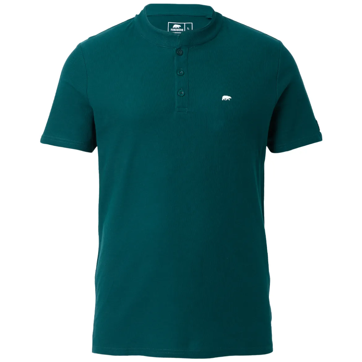 FORSBERG Poloshirt mit Stehkragen