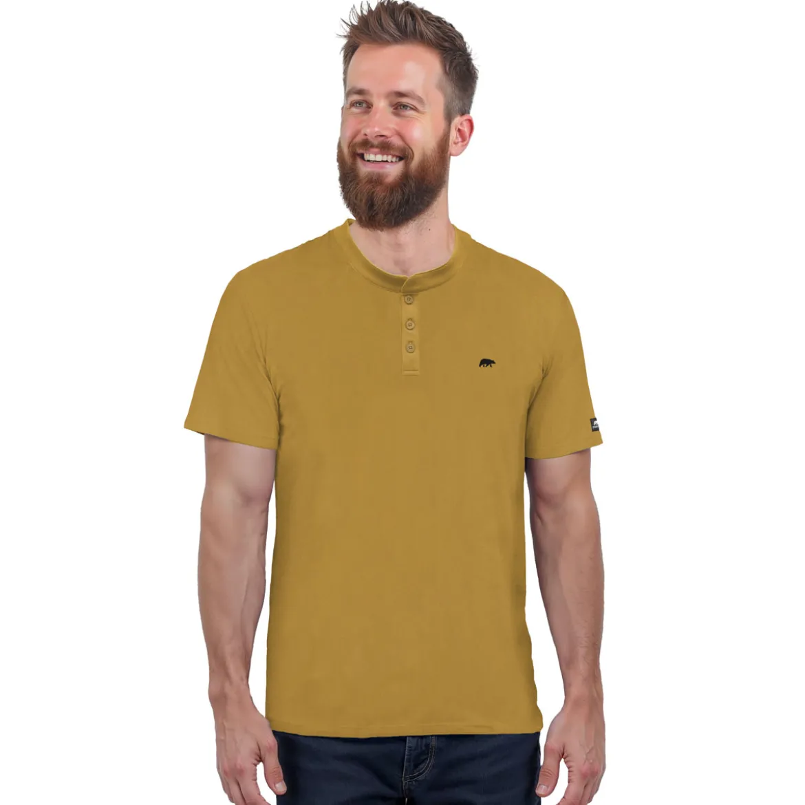 FORSBERG Poloshirt mit Stehkragen