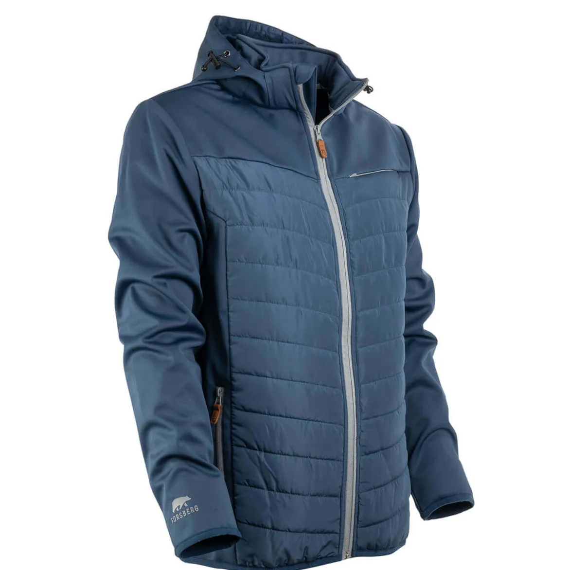 FORSBERG Skräpar leichte Hybridjacke mit abnehmbarer Kapuze