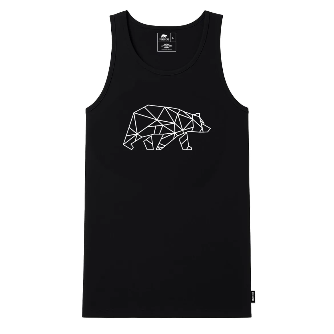 FORSBERG Tanktop mit großem Brustlogo