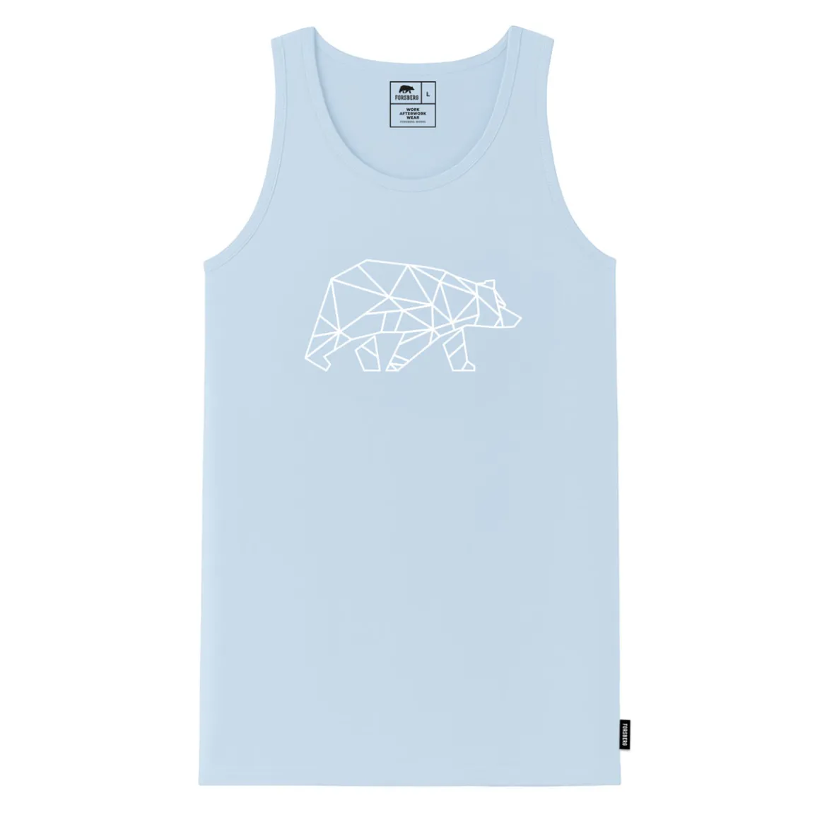 FORSBERG Tanktop mit großem Brustlogo