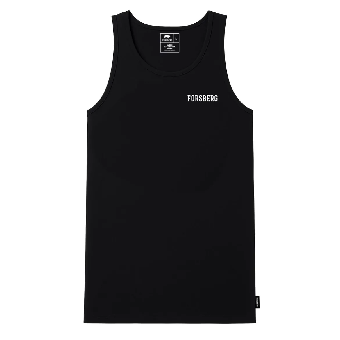 FORSBERG Tanktop mit Logo auf Brust und Rücken