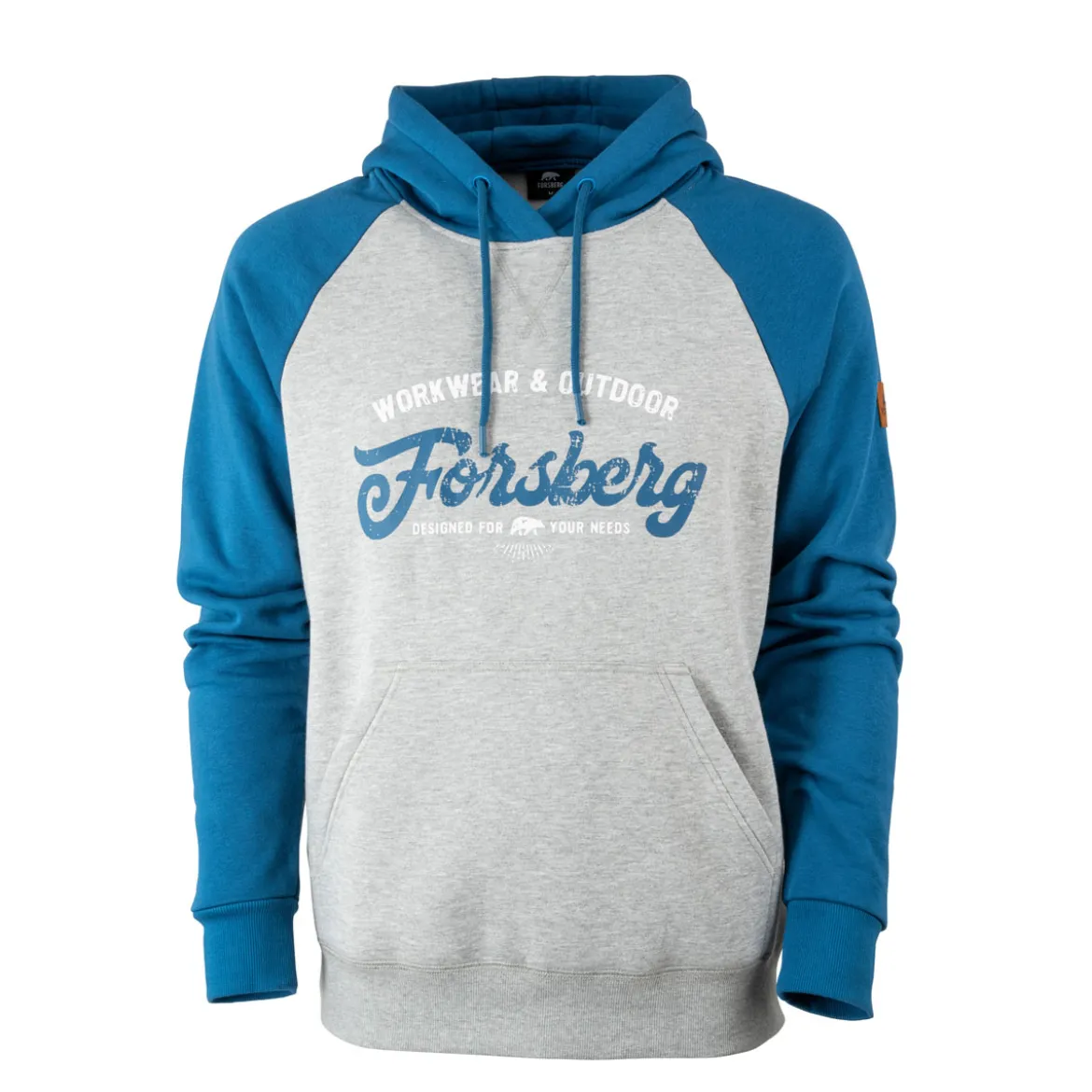 FORSBERG Tonigson Hoodie zweifarbig mit Retrologo