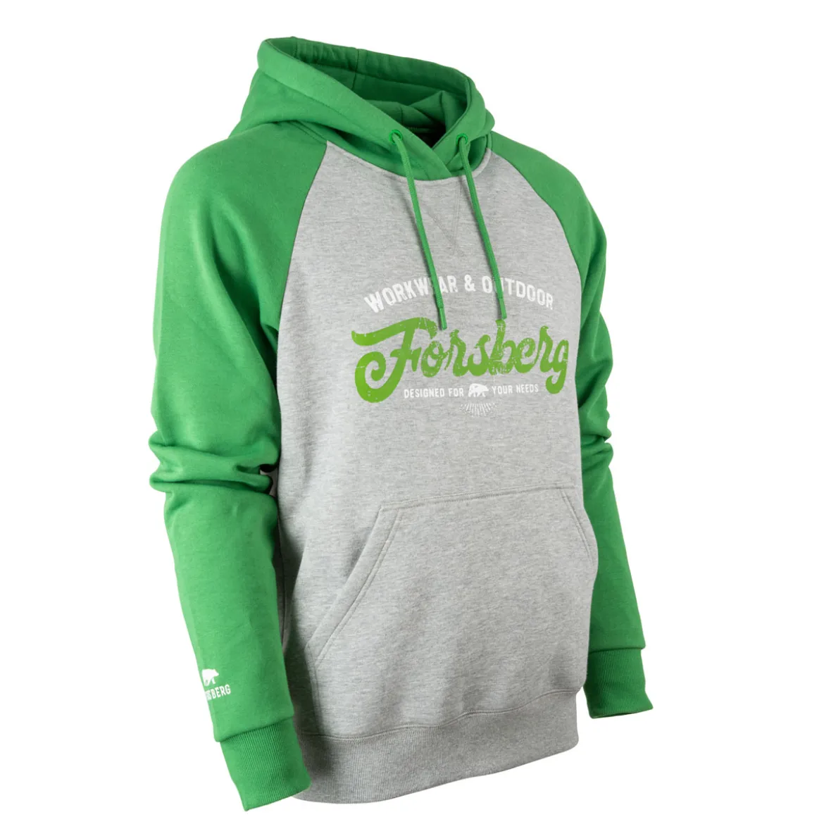 FORSBERG Tonigson Hoodie zweifarbig mit Retrologo
