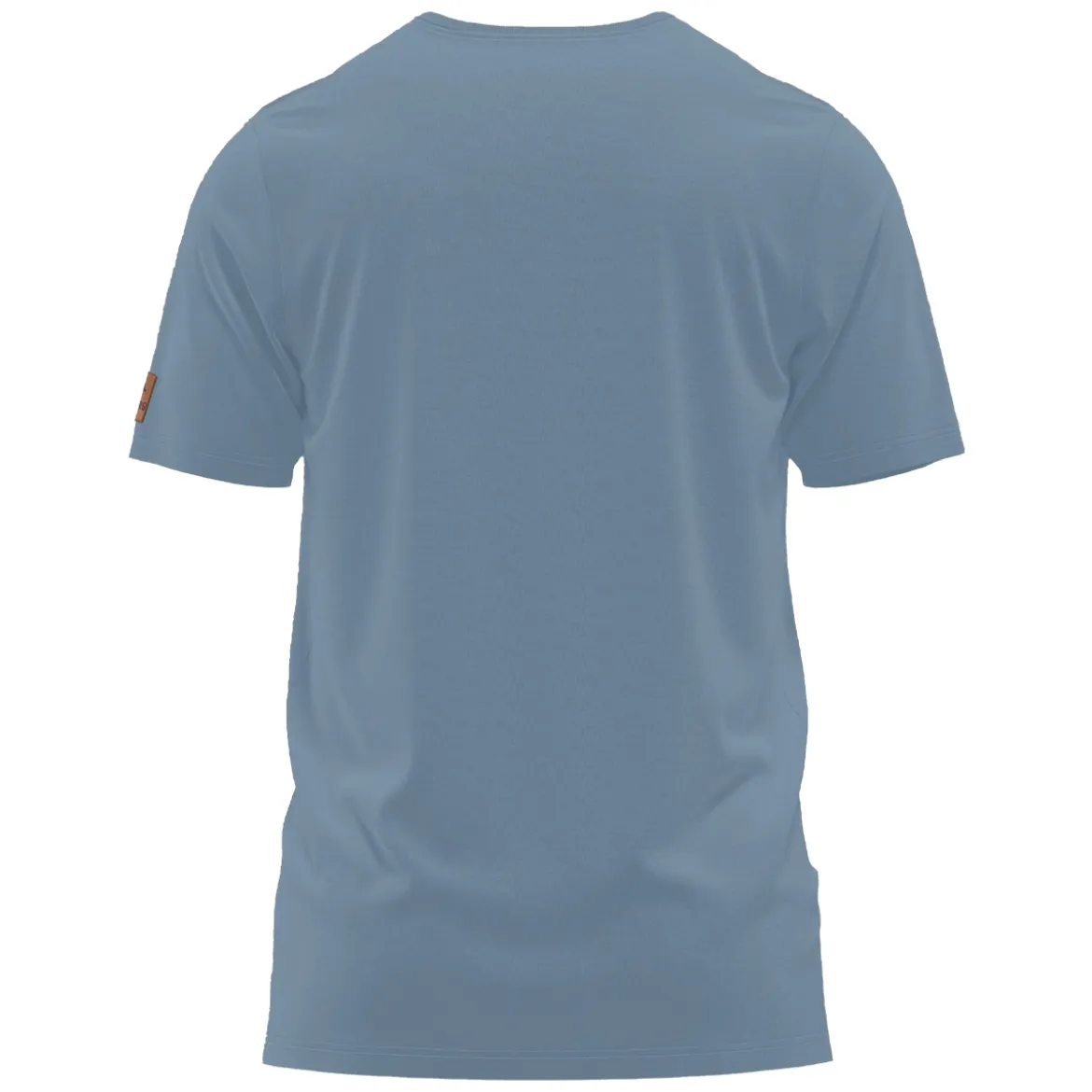 FORSBERG T-Shirt mit Denim-Brustlogo