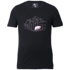 FORSBERG T-Shirt mit Polygonraster-Logo