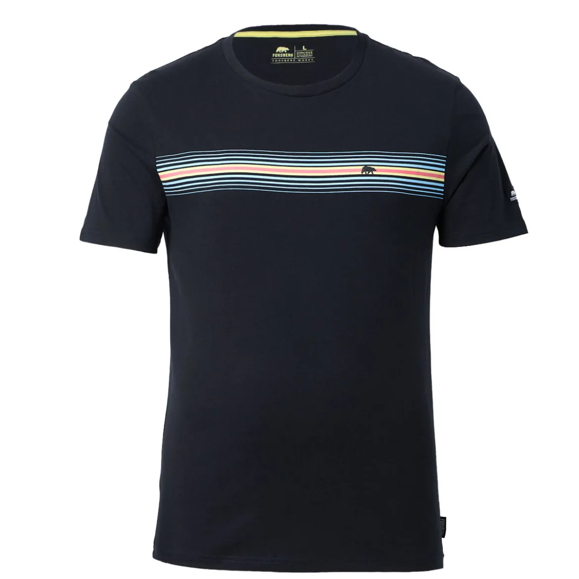 FORSBERG T-Shirt mit Streifenmuster