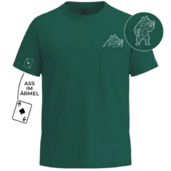 FORSBERG T-Shirt Pokason – Ass im Ärmel Design