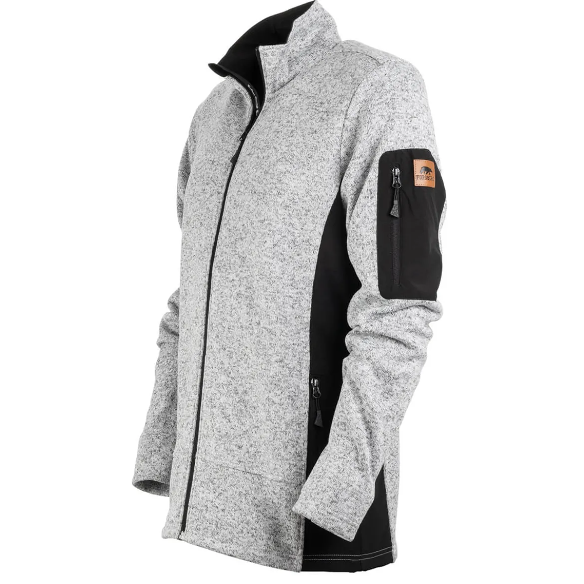 FORSBERG warme Strickfleece Jacke