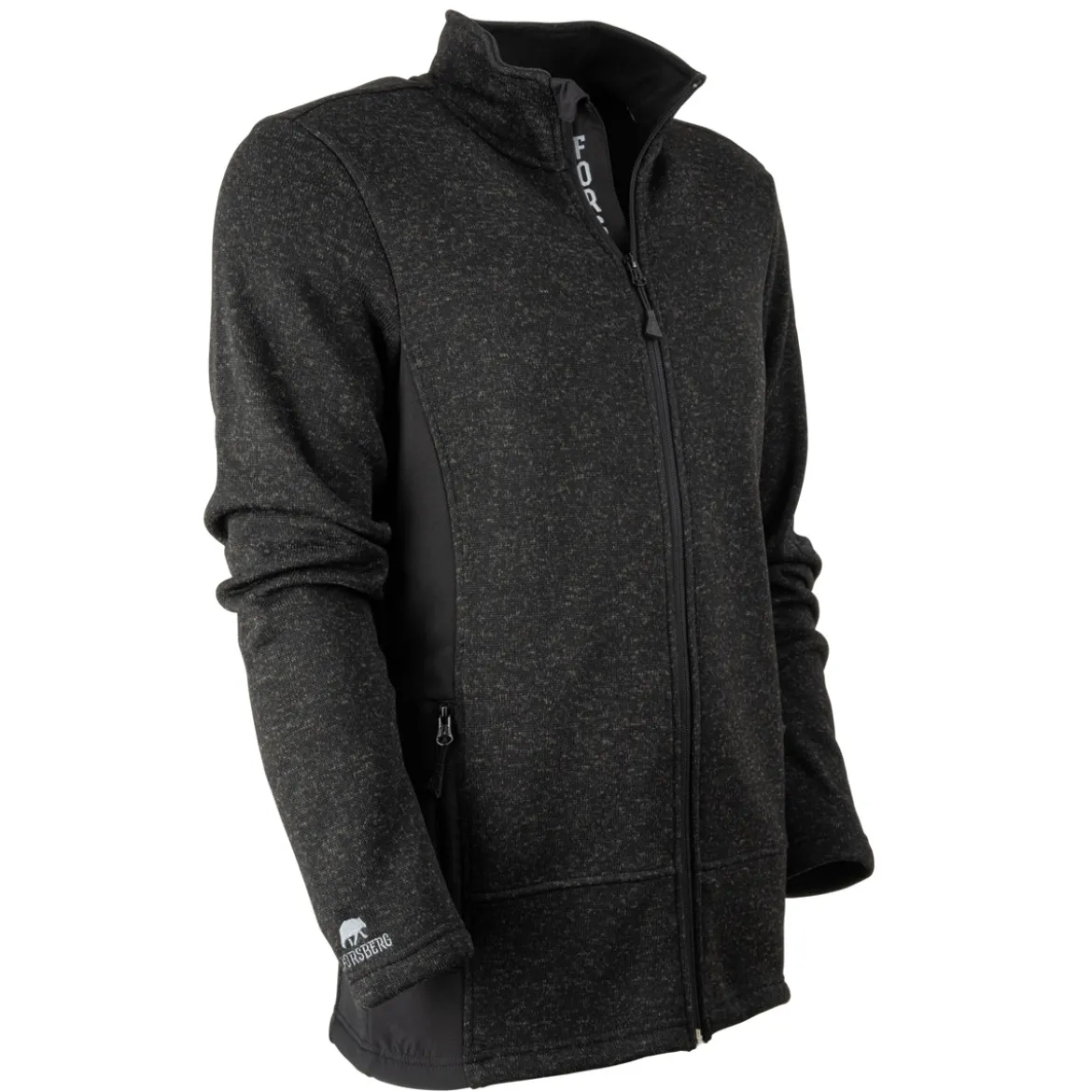 FORSBERG warme Strickfleece Jacke