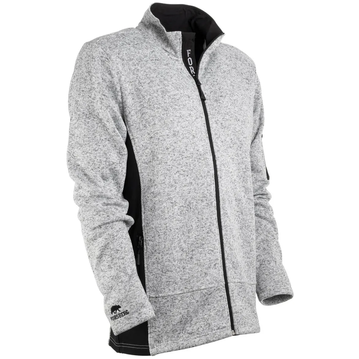 FORSBERG warme Strickfleece Jacke