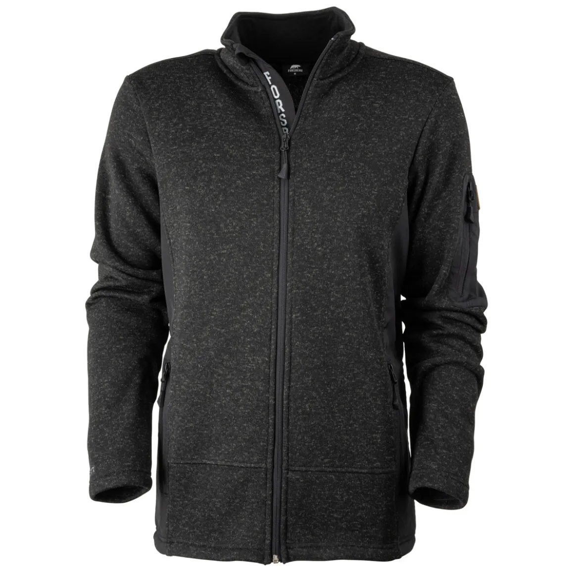 FORSBERG warme Strickfleece Jacke