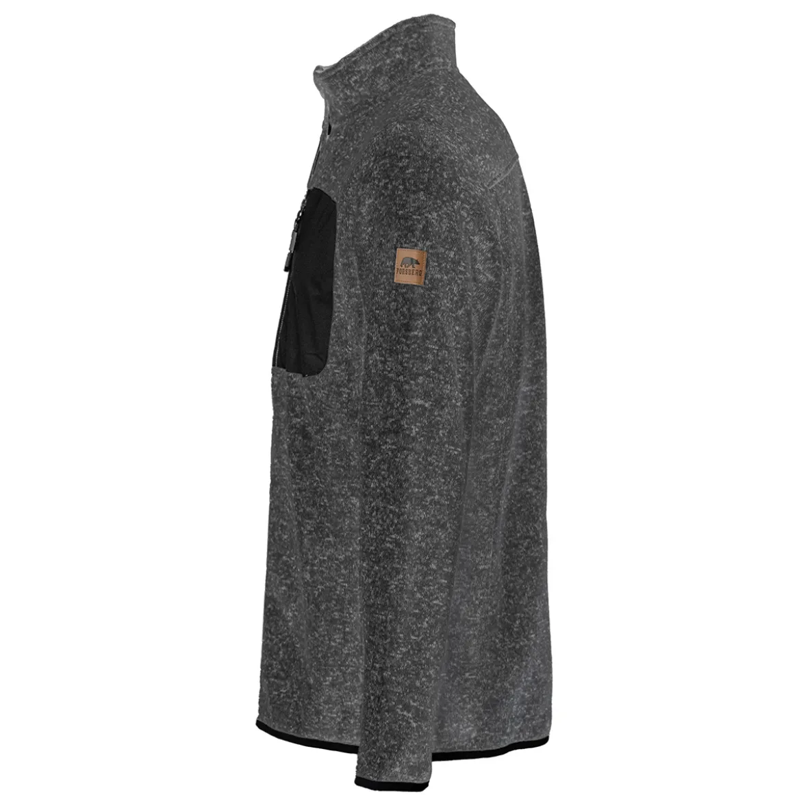FORSBERG warme Strickjacke mit Brusttasche