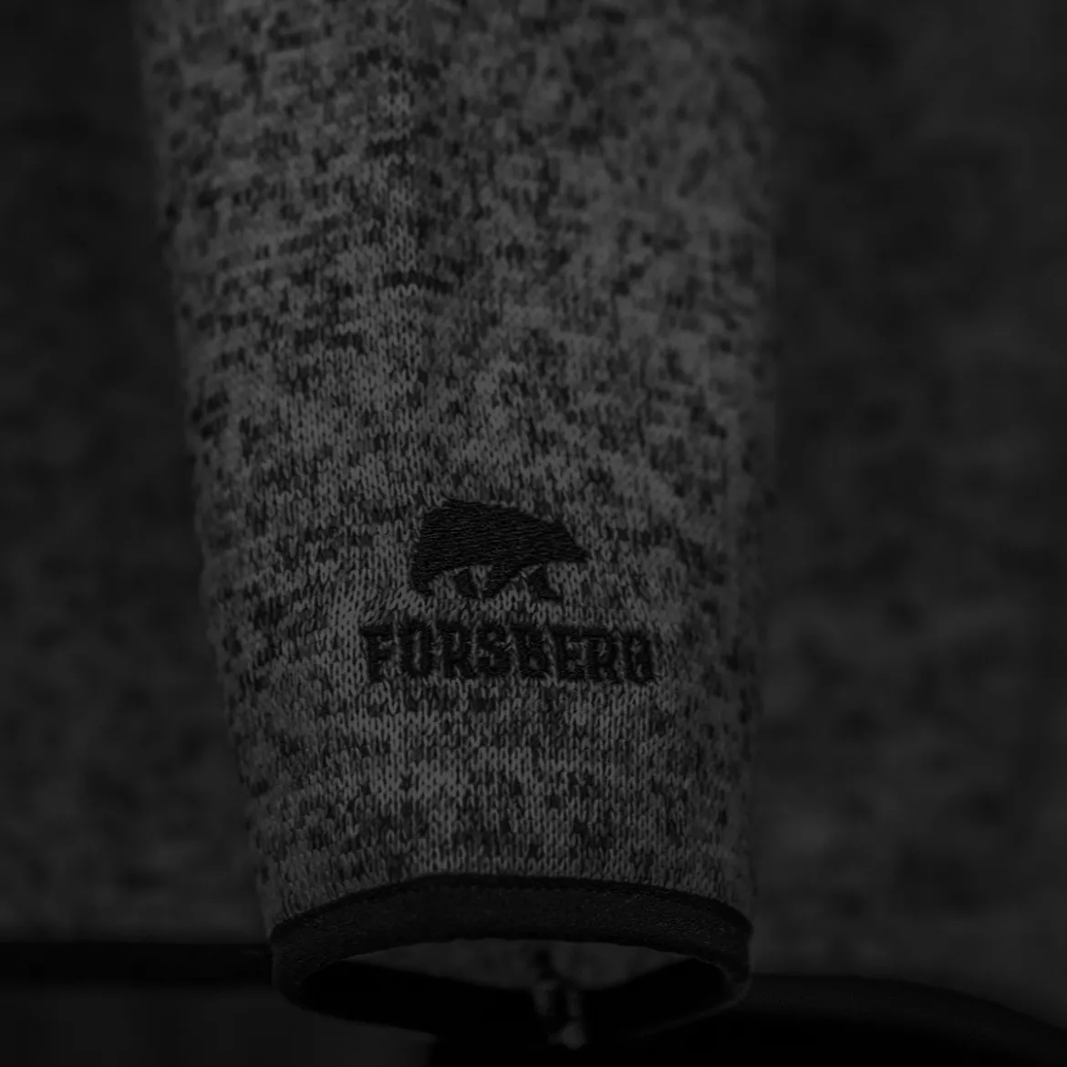 FORSBERG warme Strickjacke mit Brusttasche
