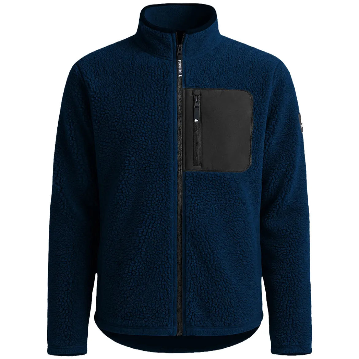 FORSBERG Webpelzjacke mit Brusttasche