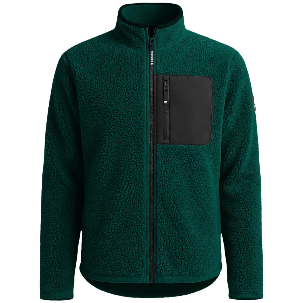 FORSBERG Webpelzjacke mit Brusttasche