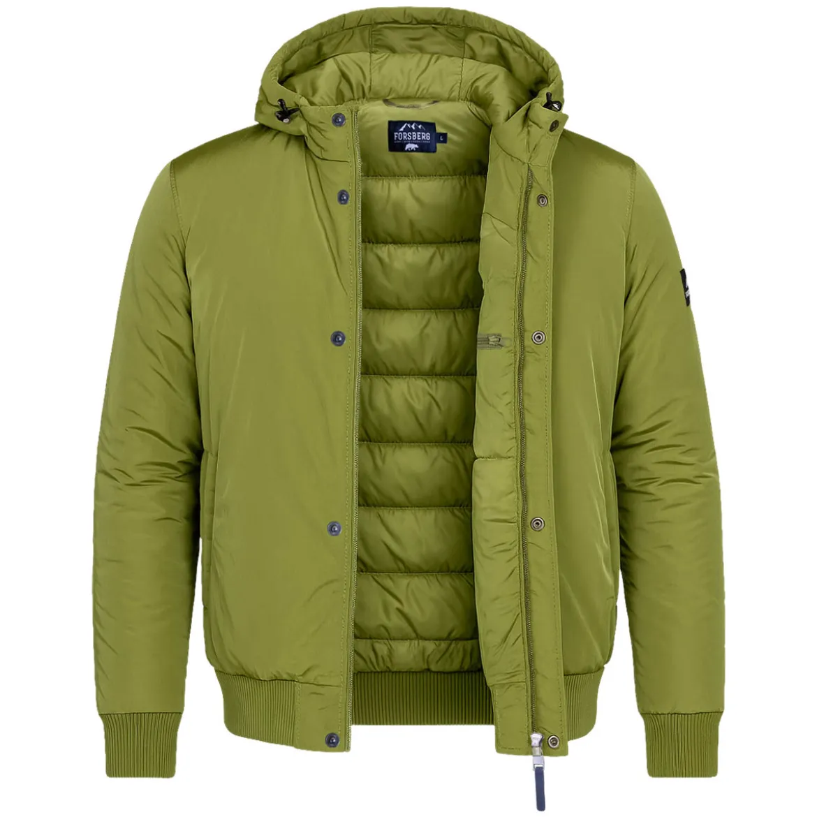 FORSBERG Winterjacke mit gefütterter Kapuze