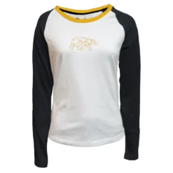 FORSBERG zweifarbiges Longsleeve mit Brustlogo Damen