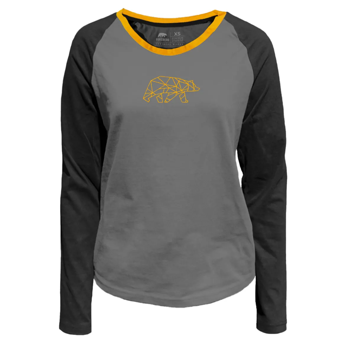 FORSBERG zweifarbiges Longsleeve mit Brustlogo Damen
