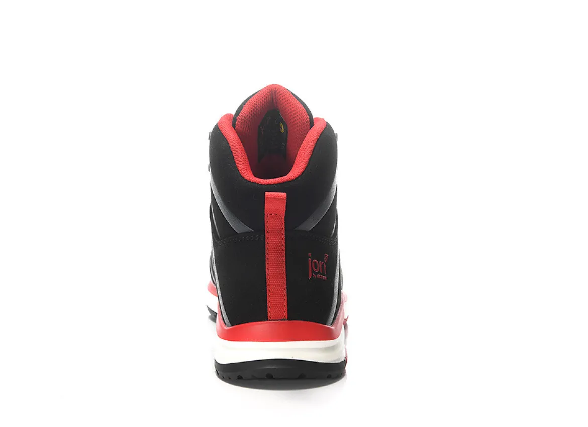 Jori jo_RAPID black-red Mid ESD S3 Sicherheitsschnürstiefel