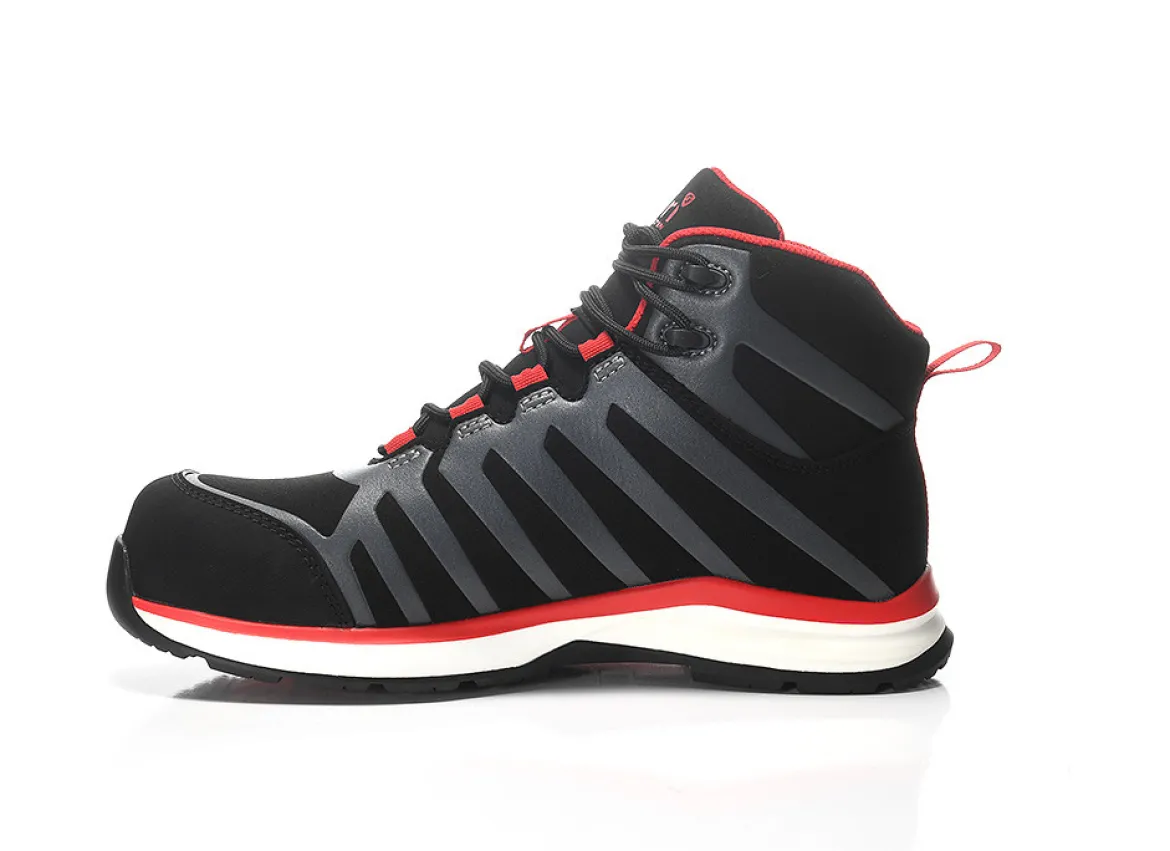 Jori jo_RAPID black-red Mid ESD S3 Sicherheitsschnürstiefel