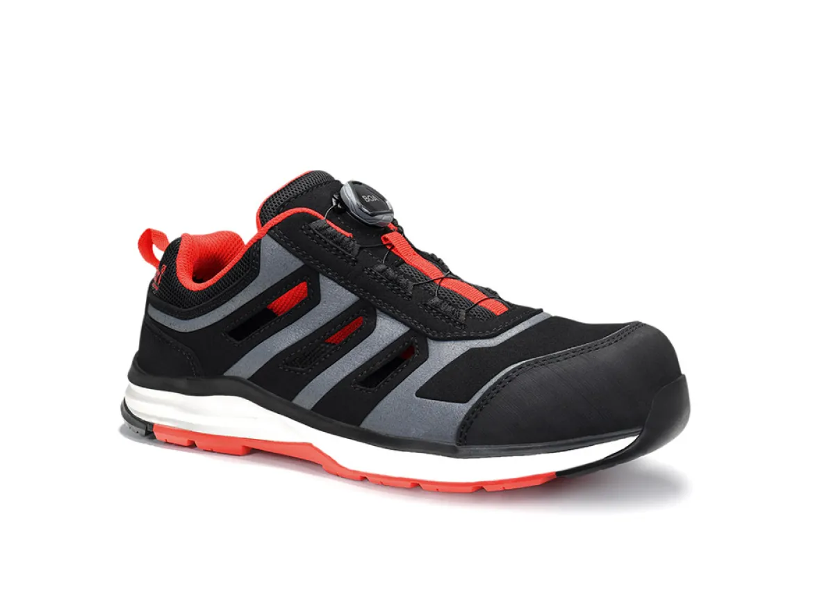 Jori jo_RAPID BOA® black-red Easy ESD S1P Sicherheitssandale