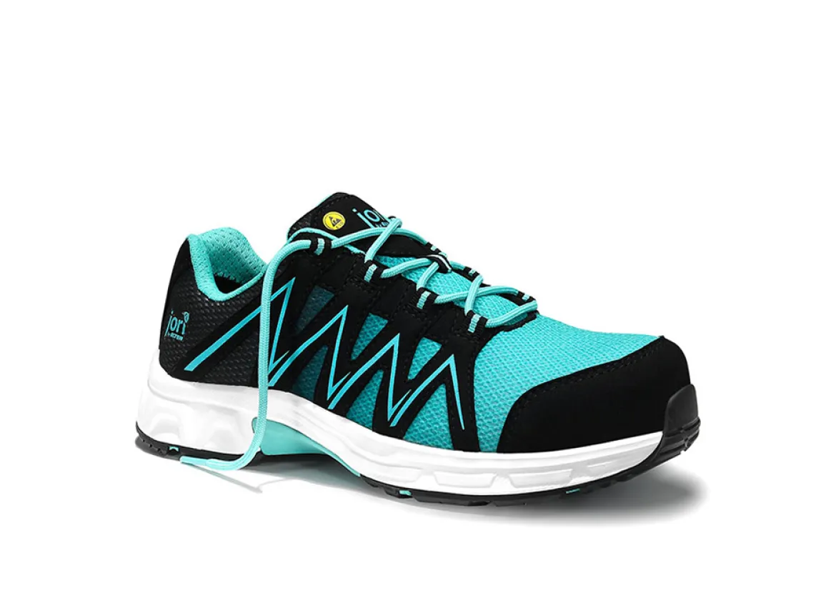 Jori jo_SPEEDY black-aqua Low ESD S1PS Sicherheitshalbschuh