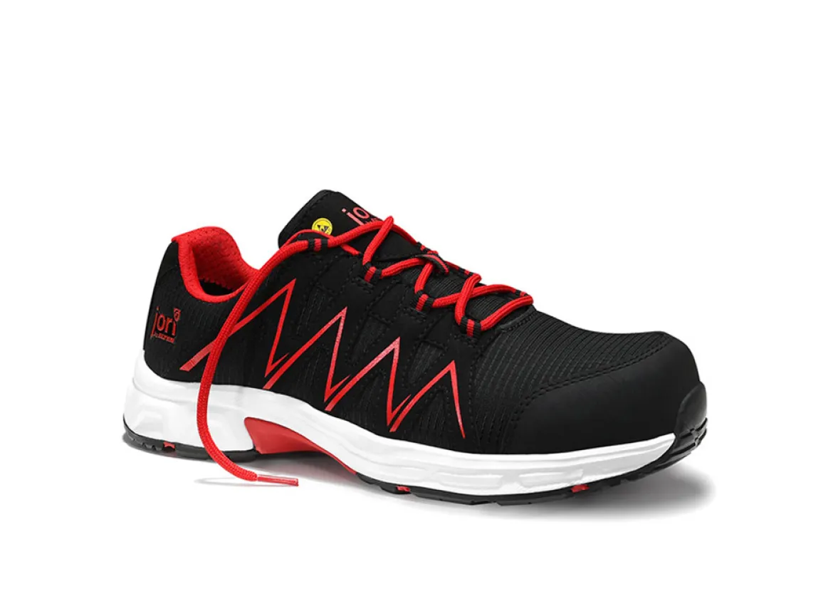 Jori jo_SPEEDY black-red Low ESD S3S Sicherheitshalbschuh