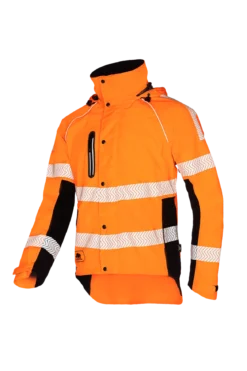 SIP Protection Keiu HV Warnschutz Regenjacke EN 343 Klasse 4 4 EN ISO 20471 Klasse 3
