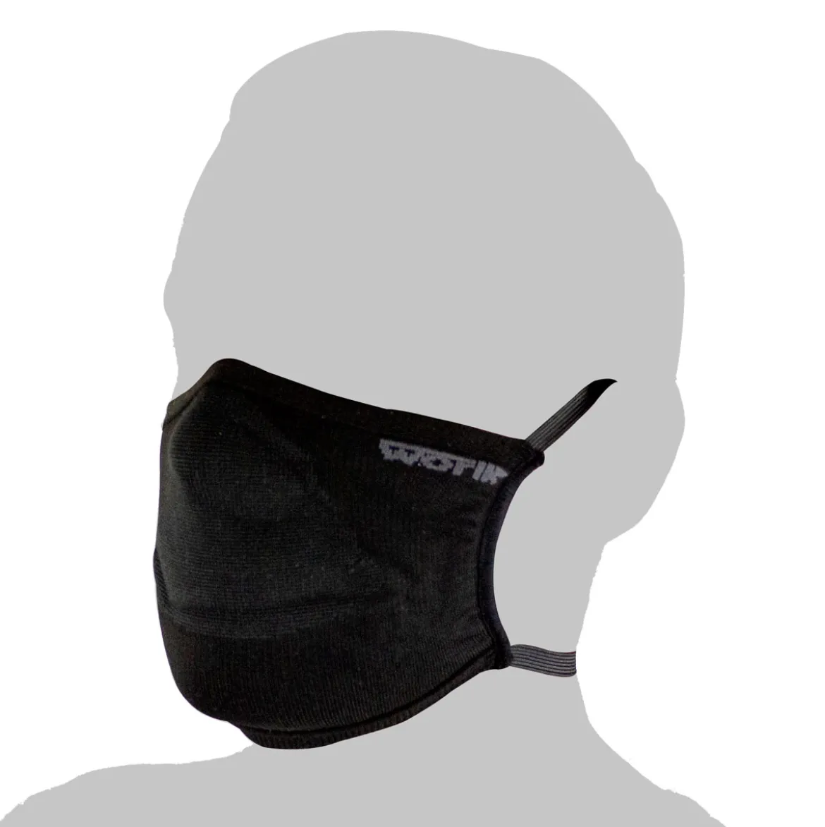 Standard elastische Stoffmaske mit wasserabweisender und antibakterieller Ausstattung